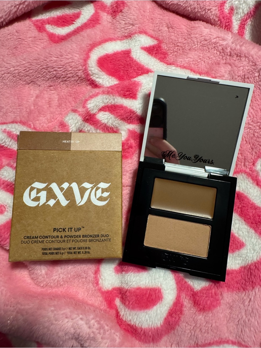 Gxve Pick It Up Cream Contour & Powder Bronzer Duo Heatin Up New